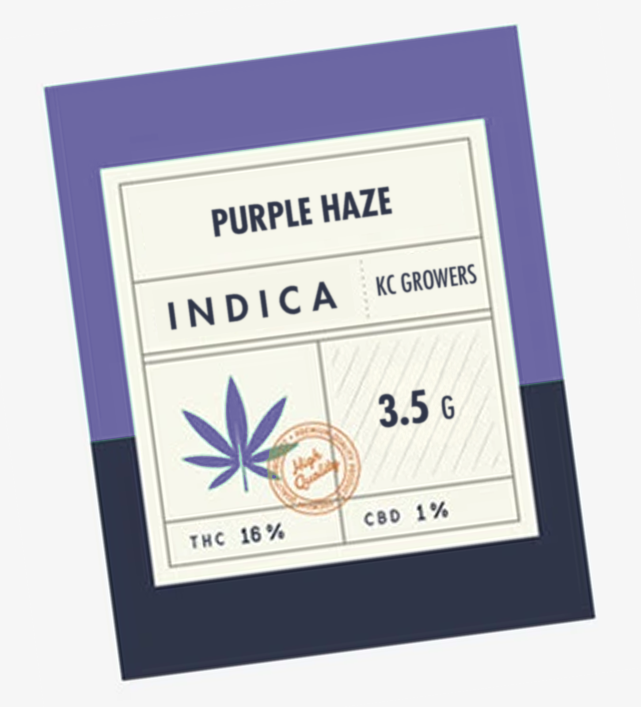 Purple Haze<br>3.5g Indica-Dominant Flower